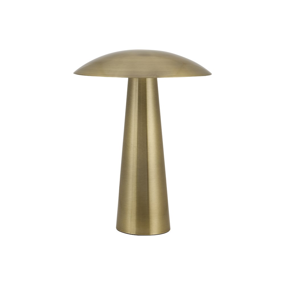 Lighting, 12""H, Led, Table Lamp, Gold Metal, Contemporary