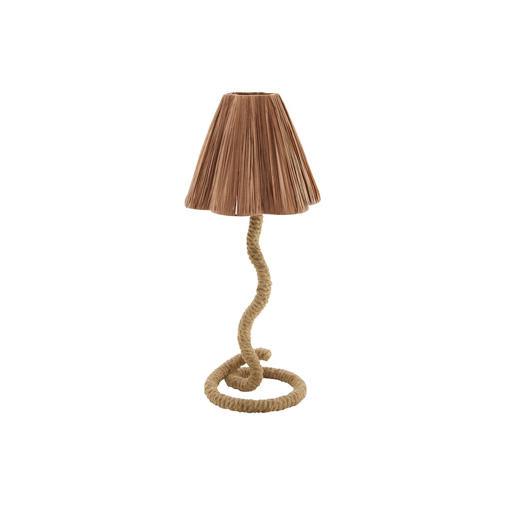 Lighting, 22""H, Table Lamp, Brown Rope, Brown Paper Shade, Classic Boho