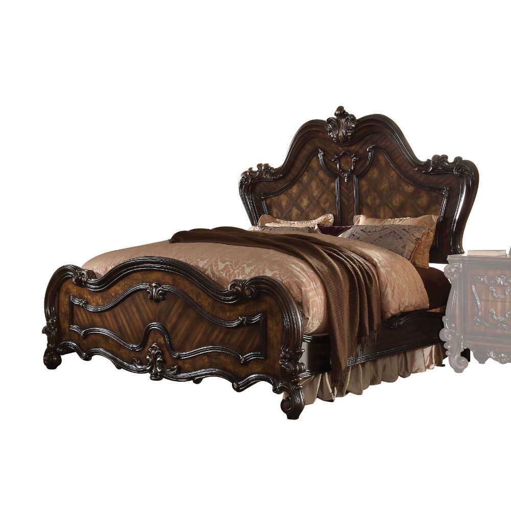 Versailles Queen Bed, Cherry Oak