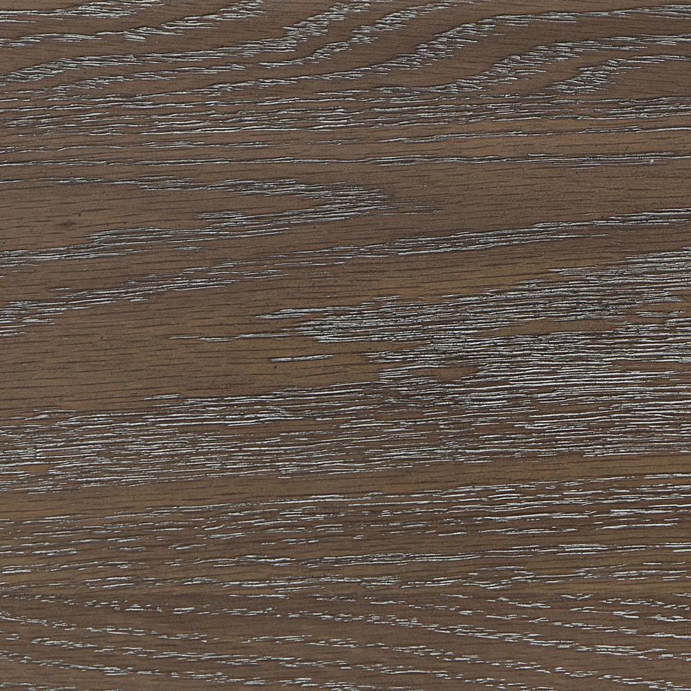 Eligah Emmett Collection California King Walnut Beige Wood Panel Bed – Traditional Tufted Headboard