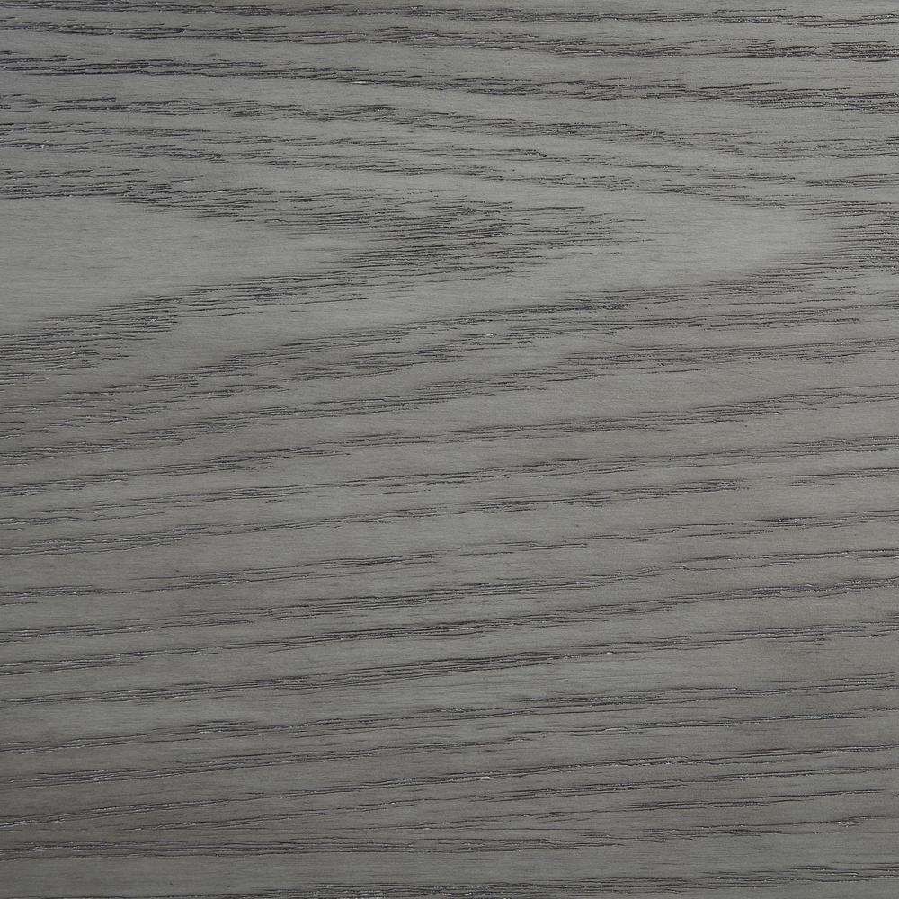 Wendell Nathan Grey Oak Panel Bed Eastern King – Modern High Headboard Hardwood Frame