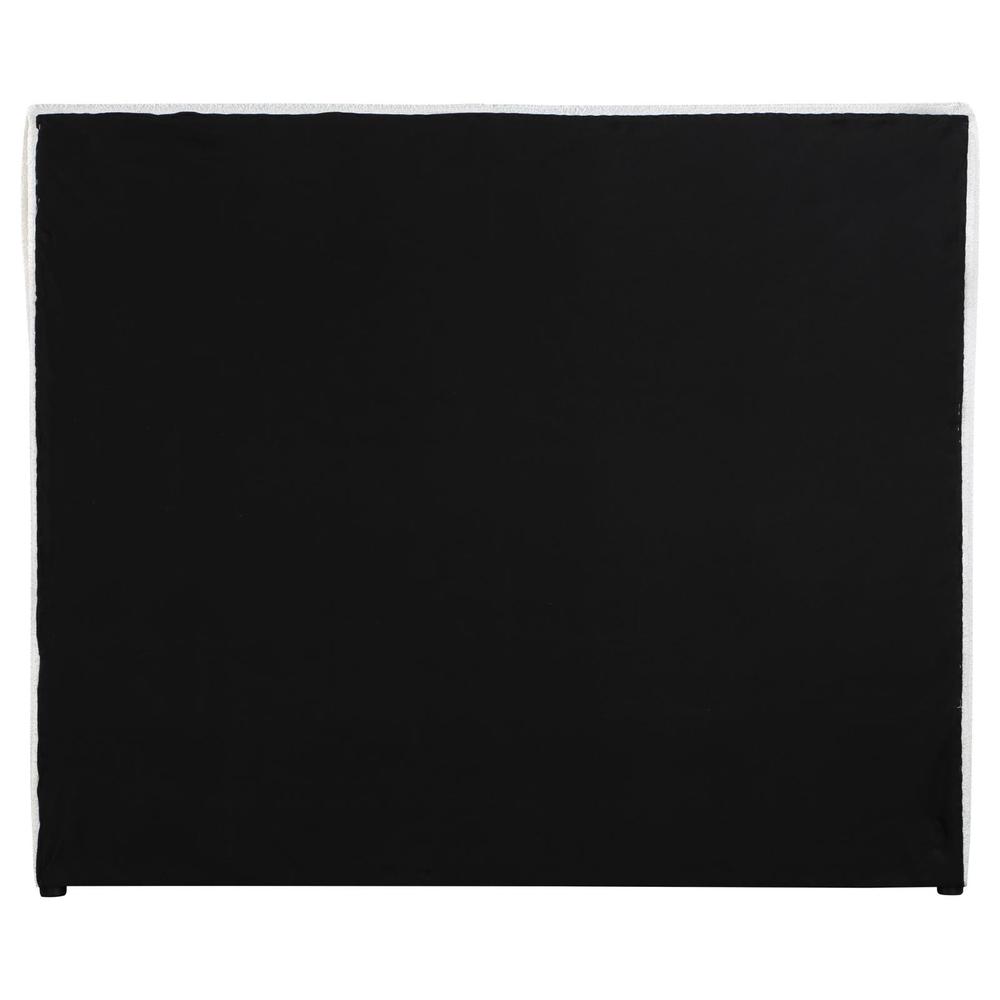 Nexo Gwendoline Upholstered Eastern King Platform Bed with Pillow Headboard White