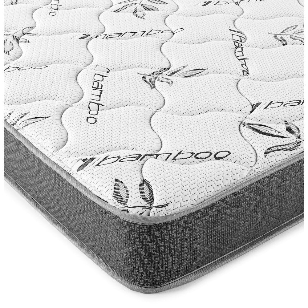 Khushi Kenyon Collection Queen Bamboo Foam Mattress 7 Inch – Firm Support Hypoallergenic Bedding