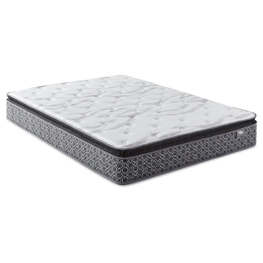 Armel Hayes Twin Pillow Top Memory Foam Hybrid Mattress 11" – Medium Firm with Gel Foam & Coil Support