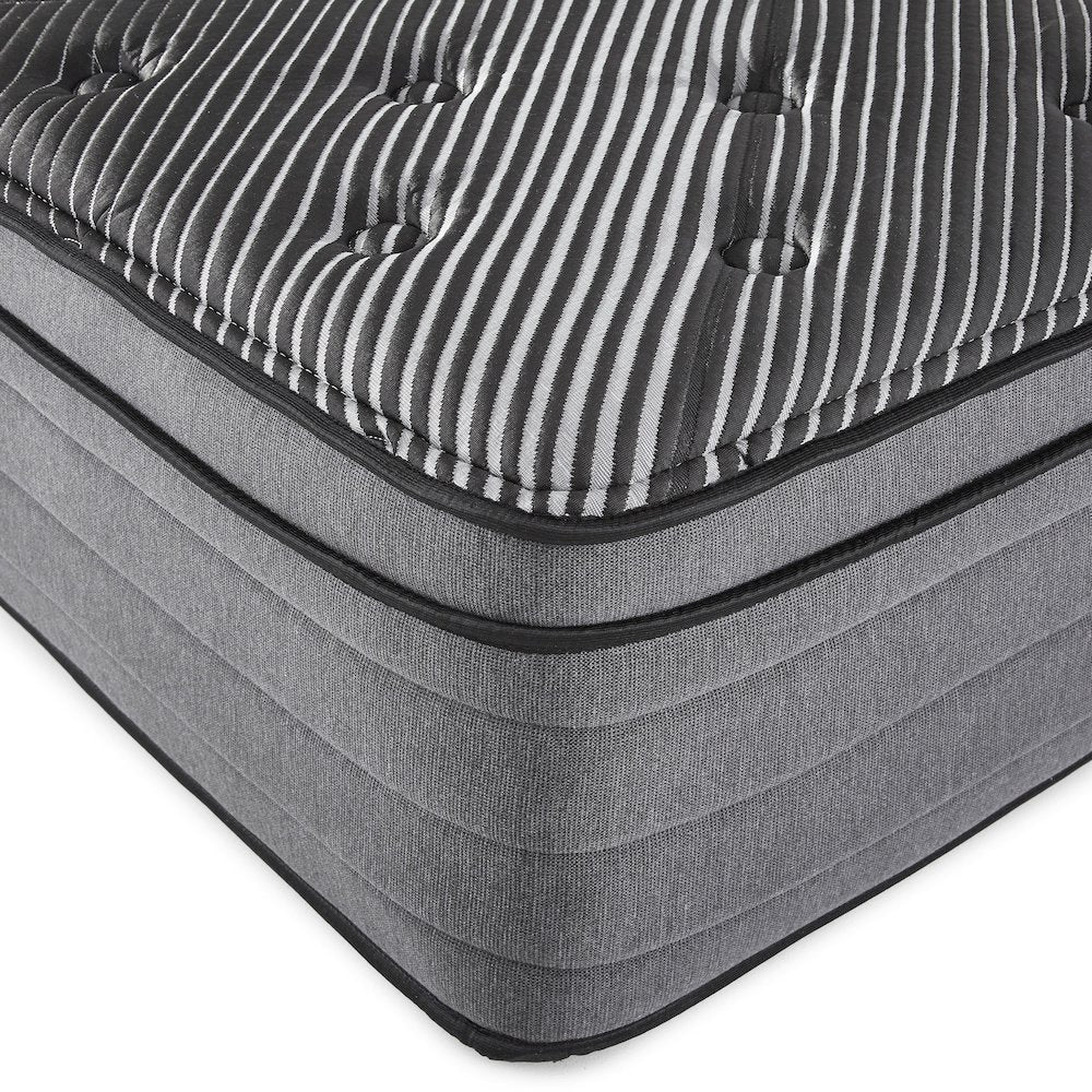 Pardeep Montlake 15" East King Hybrid Mattress – Cool Euro Top Foam & Coil Support