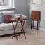 Alex 2-Pc Snack Tables, Walnut