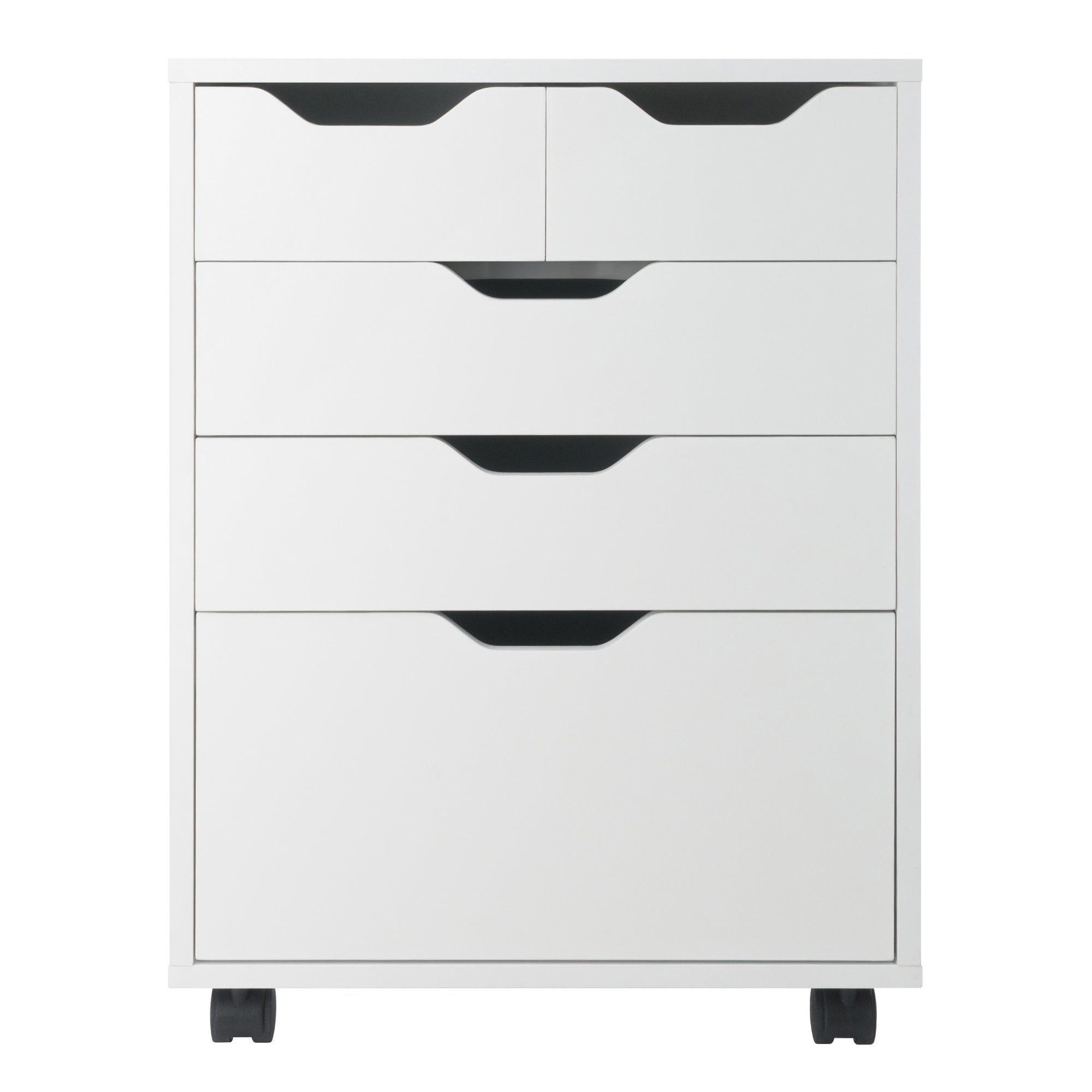 Halifax Bins & Drawers Storage Mobile Cabinet, White