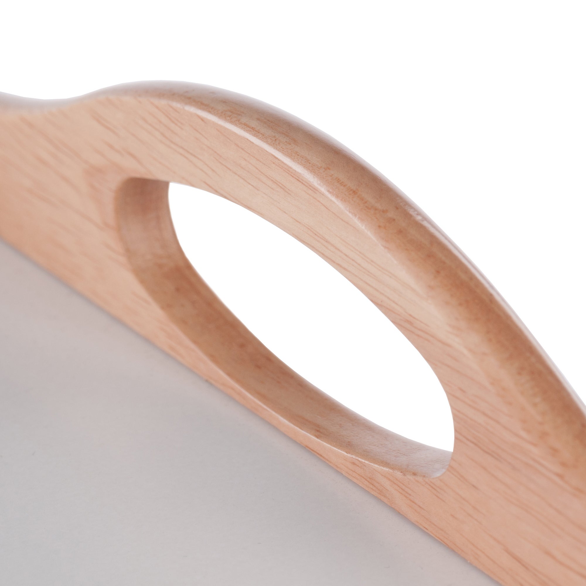 Alani Breakfast Tray, Natural and White