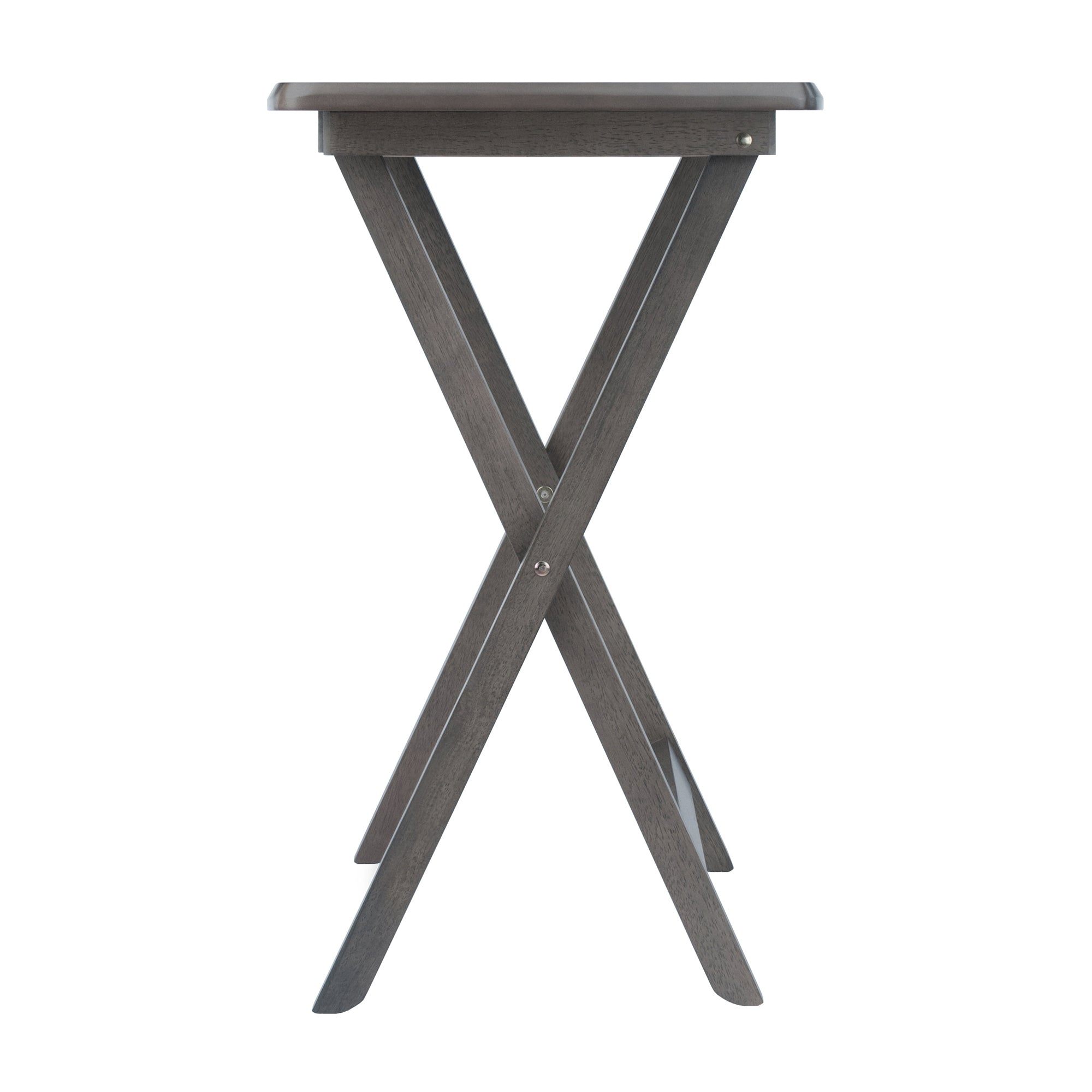 Dylan 5-Pc Oversized Snack Table Set, Oyster Gray