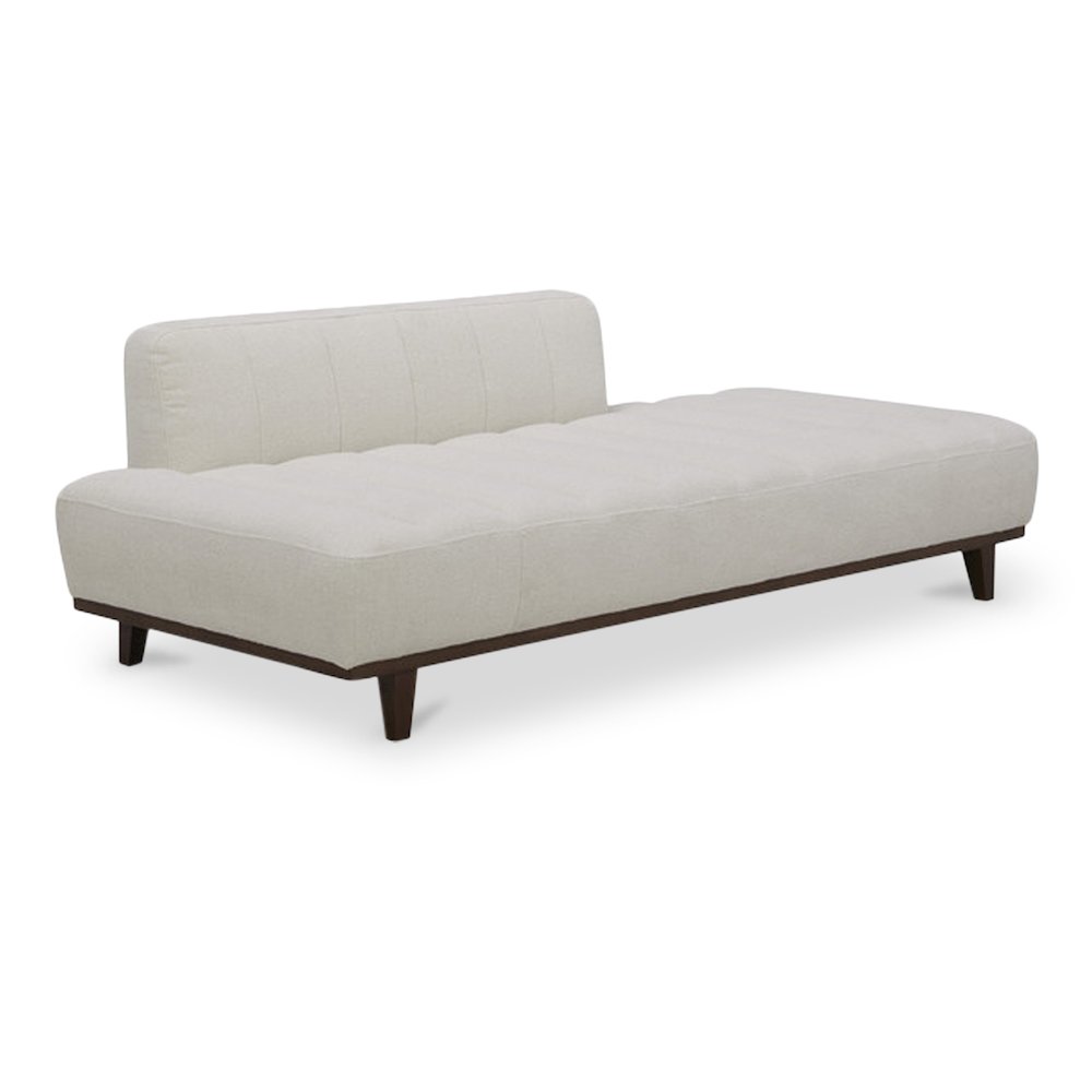 Diata Bennett Twin Warm White Wood Daybed – Classic Slat Back Design