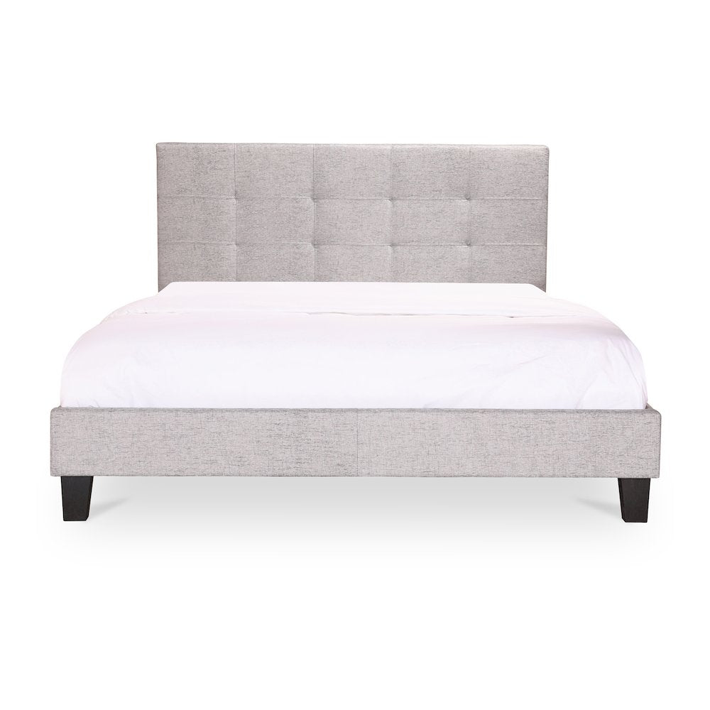 Maliyah Eliza Queen Upholstered Bed – Modern Bedroom Furniture with Tufted Headboard