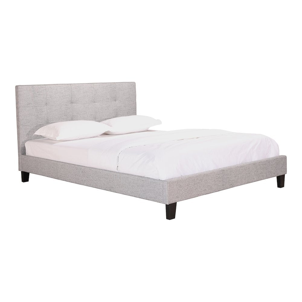 Maliyah Eliza Queen Upholstered Bed – Modern Bedroom Furniture with Tufted Headboard