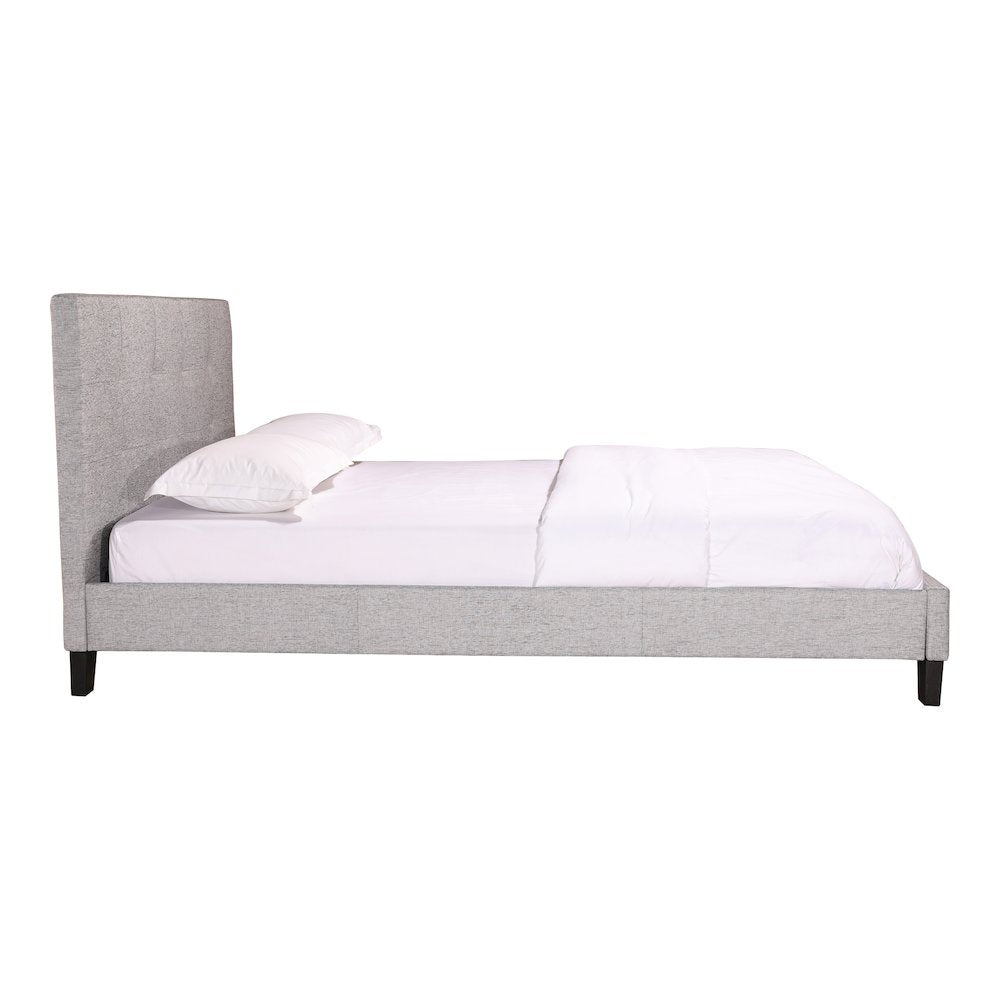 Maliyah Eliza Queen Upholstered Bed – Modern Bedroom Furniture with Tufted Headboard