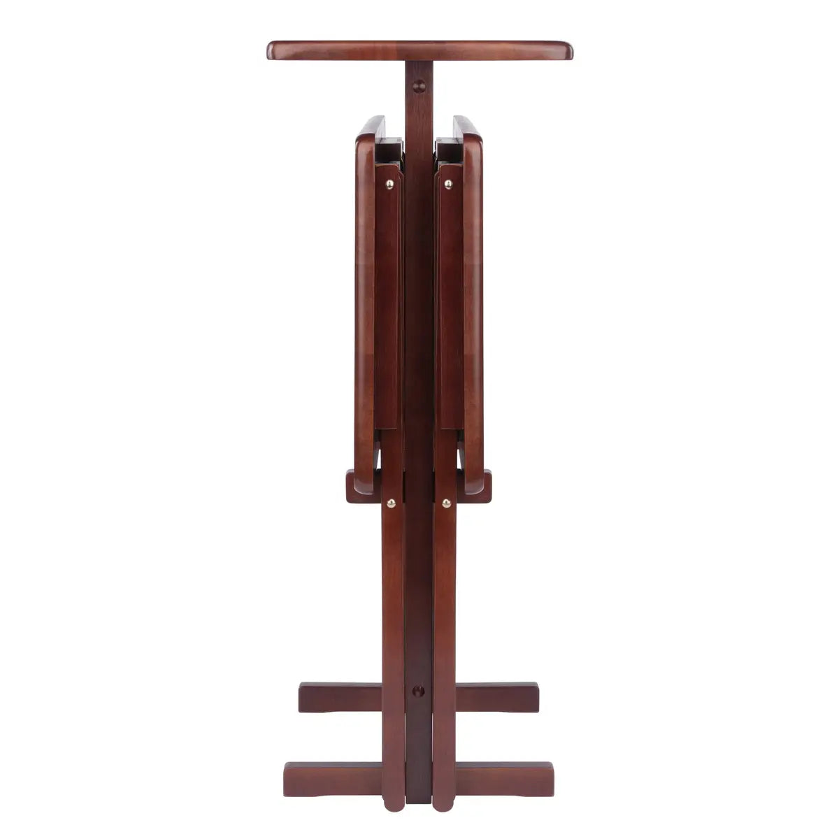 Riley 3-Pc Set Snack Table, Walnut Finish