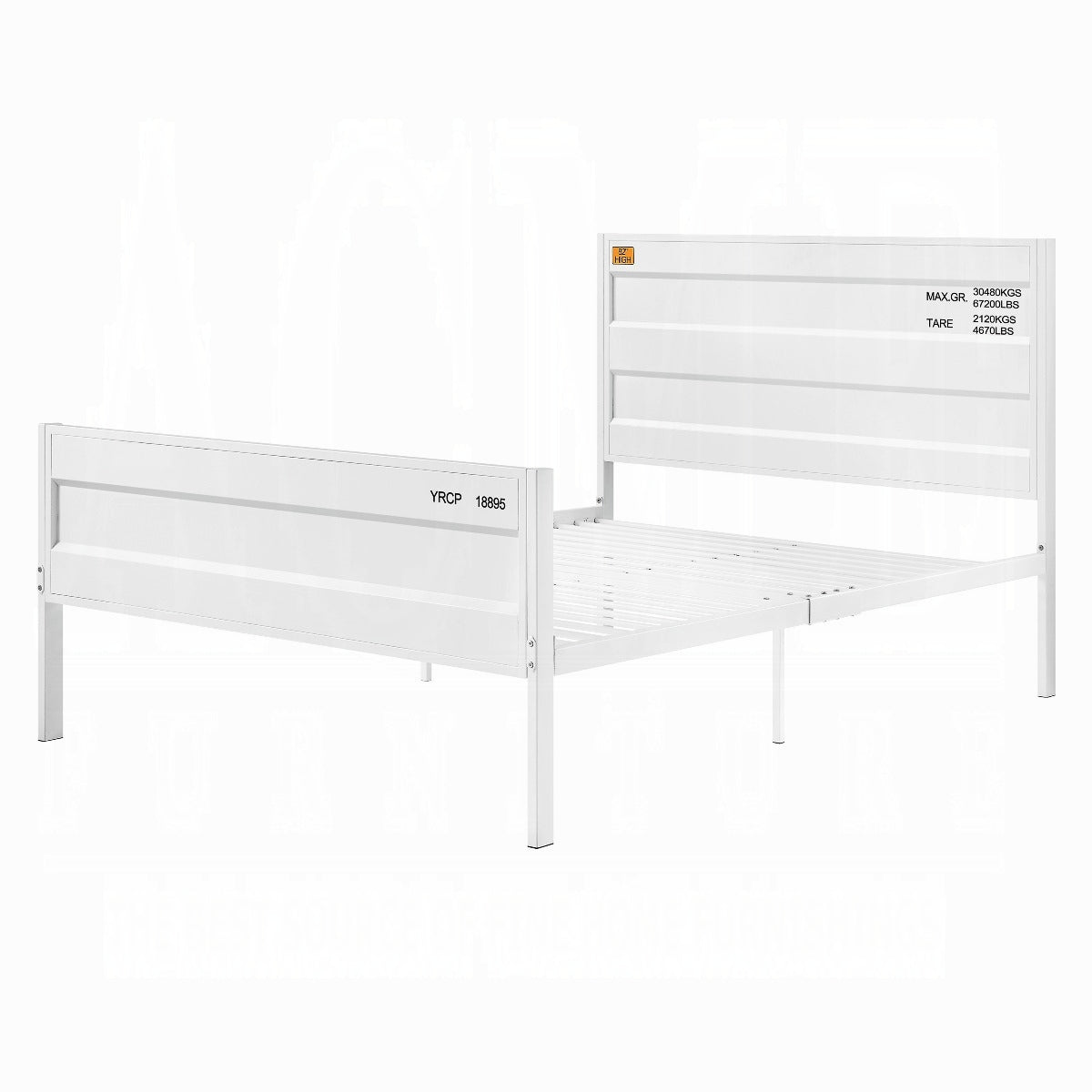 Ranbir Cargo Teenager Full Platform Bed Frame – Durable Wood Construction with Contemporary Styling