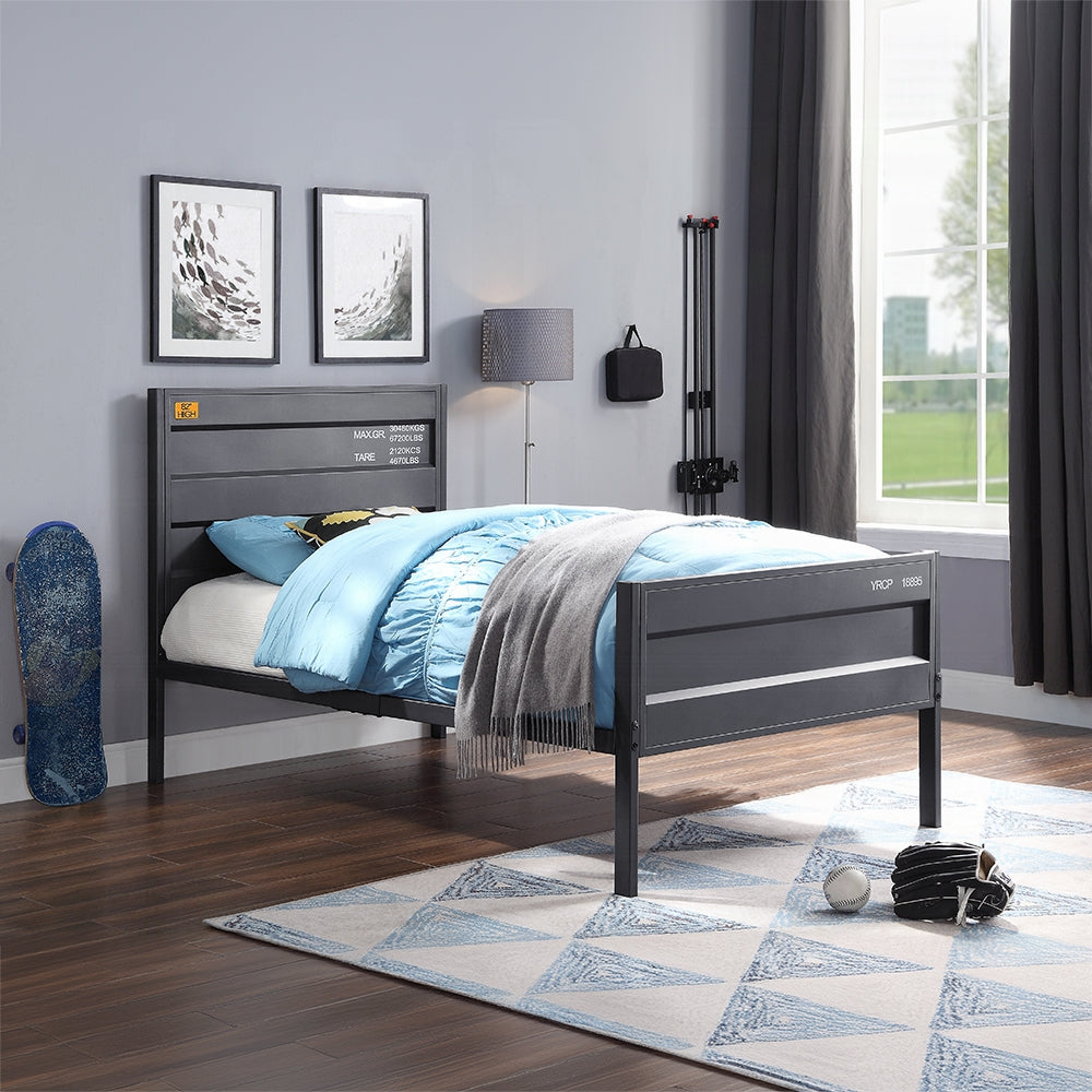 Ranbir Cargo Teenager Full Platform Bed Frame – Durable Wood Construction with Contemporary Styling