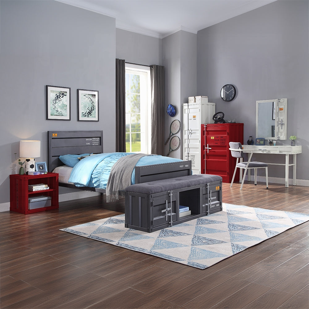 Ranbir Cargo Teenager Full Platform Bed Frame – Durable Wood Construction with Contemporary Styling