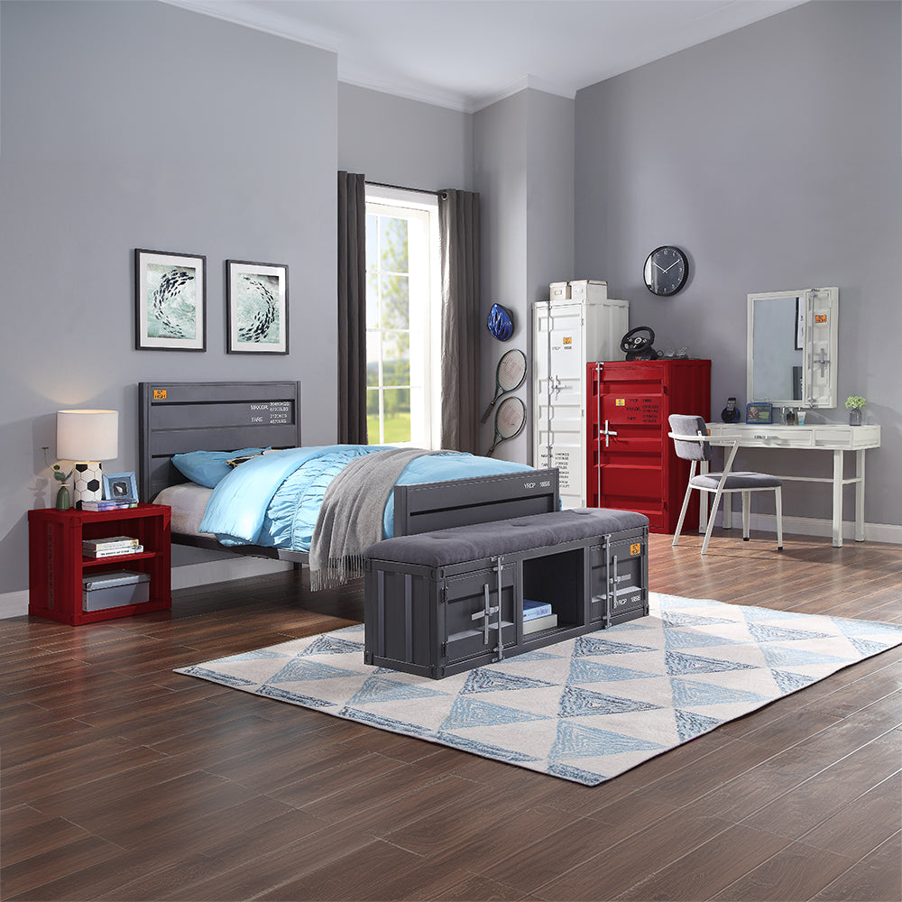 Ranbir Cargo Teenager Full Platform Bed Frame Durable Wood Construction with Contemporary Styling