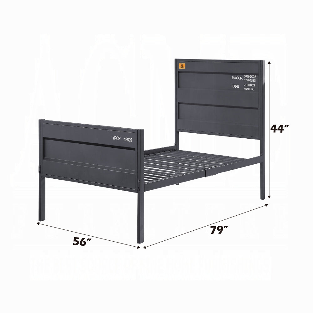 Ranbir Cargo Teenager Full Platform Bed Frame – Durable Wood Construction with Contemporary Styling