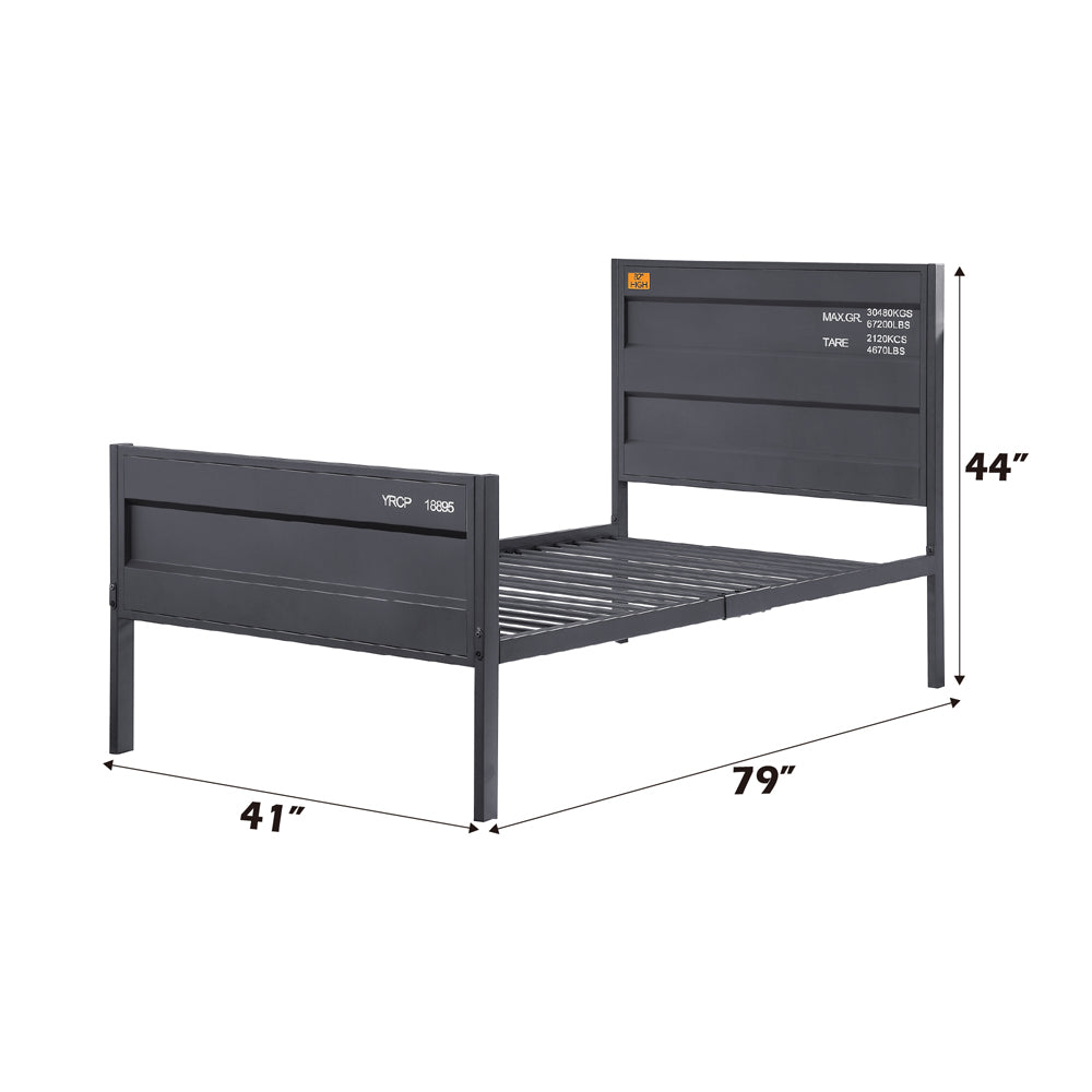 Cargo Twin Bed, Gunmetal