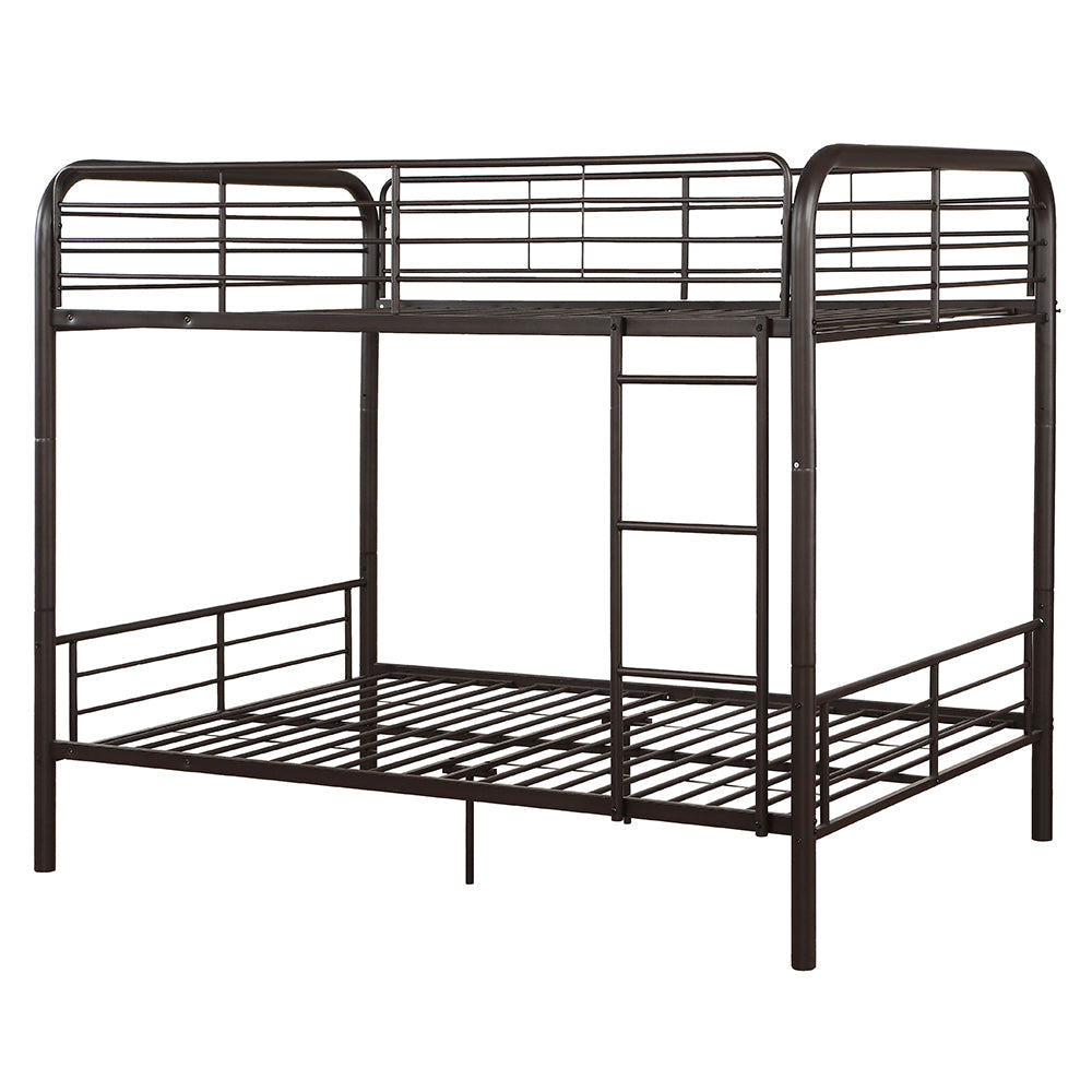 Mornay Bristol Collection Full Size Metal Bunk Bed Space-Saving Design for Teens