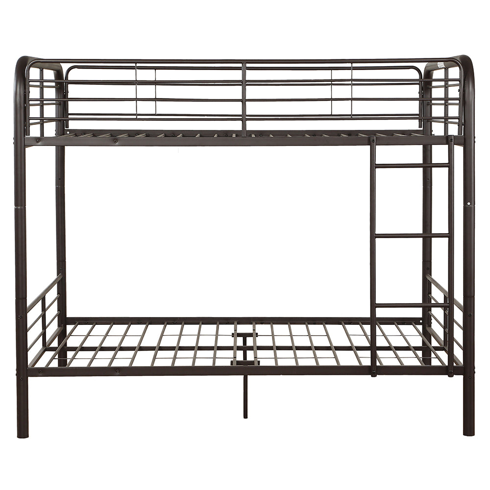 Mornay Bristol Collection Full Size Metal Bunk Bed Space-Saving Design for Teens