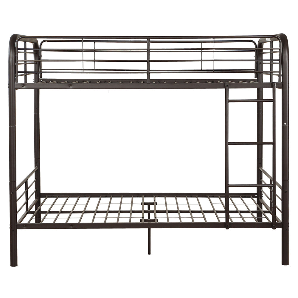 Mornay Bristol Collection Full Size Metal Bunk Bed Space-Saving Design for Teens