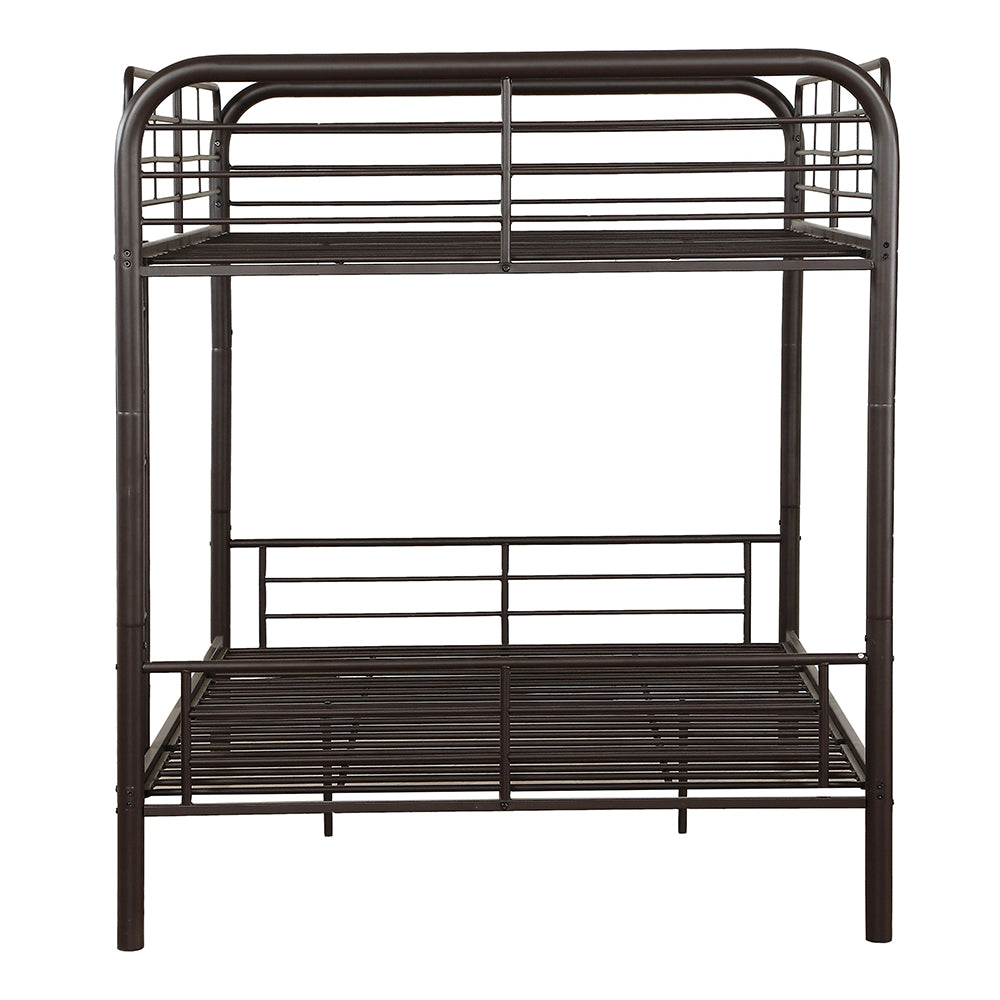 Mornay Bristol Collection Full Size Metal Bunk Bed Space-Saving Design for Teens