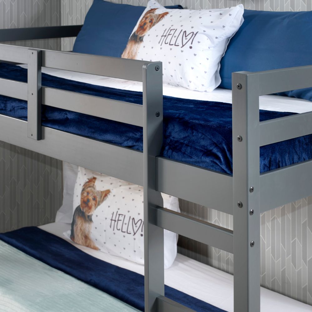 Gaston Wooden Teen Loft Bed Twin Size Modern Design with Storage Option