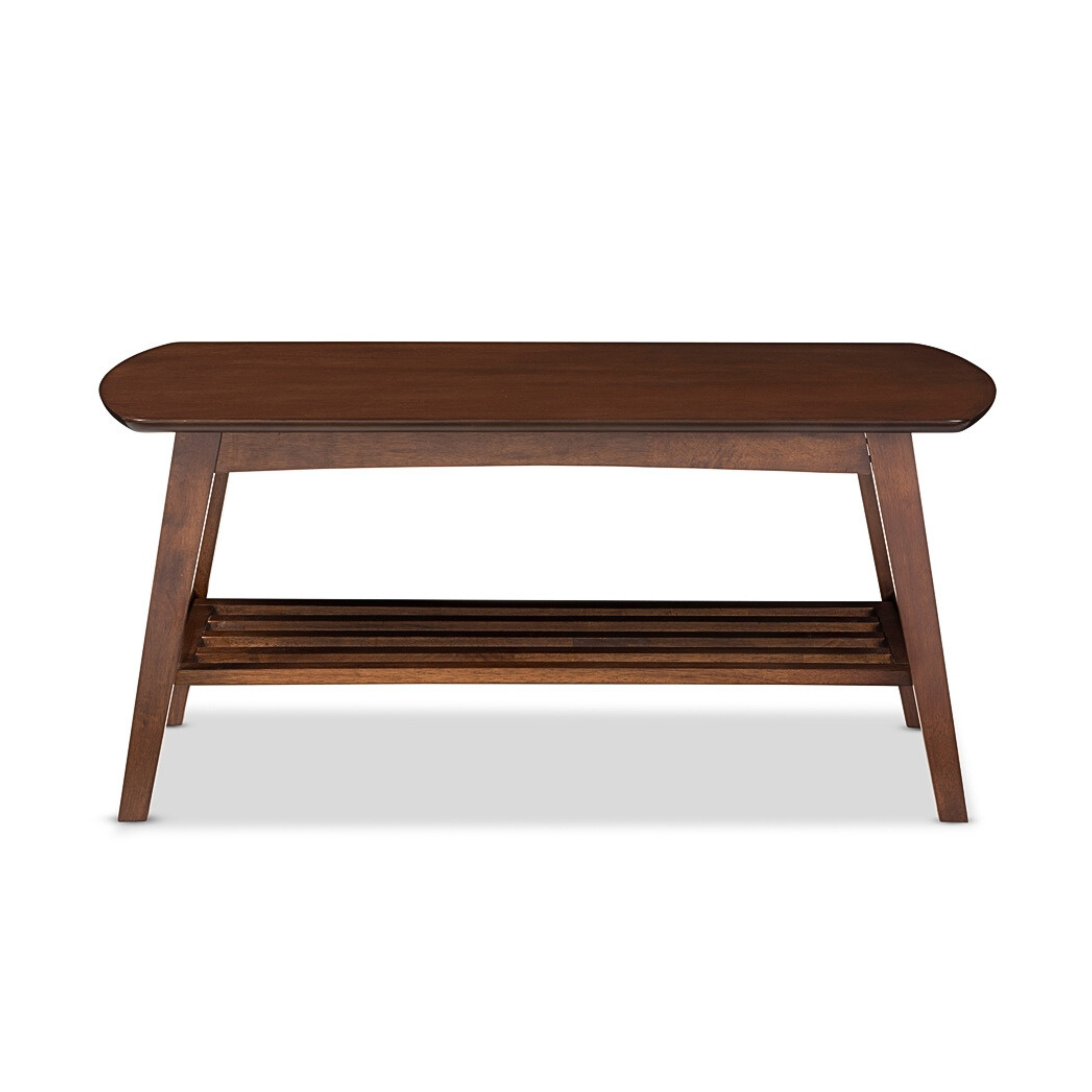 Sacramento Mid-century Modern Scandinavian Style Dark Walnut Coffee Table