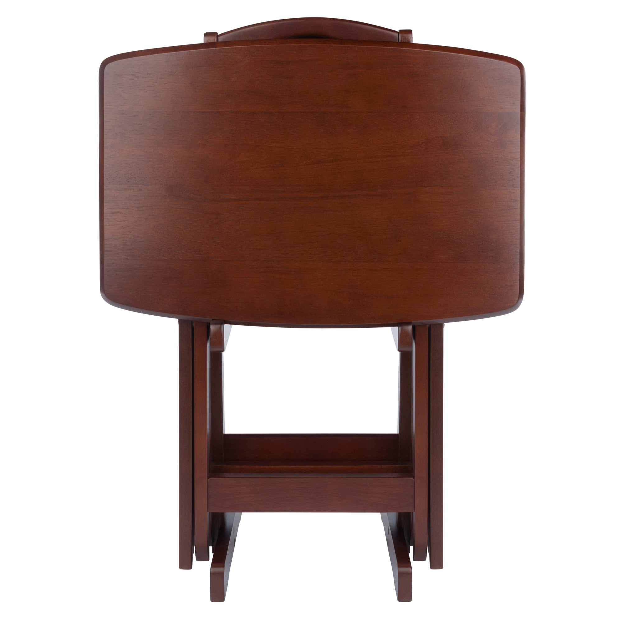 Dylan 5-Pc Oversized Snack Table Set, Walnut