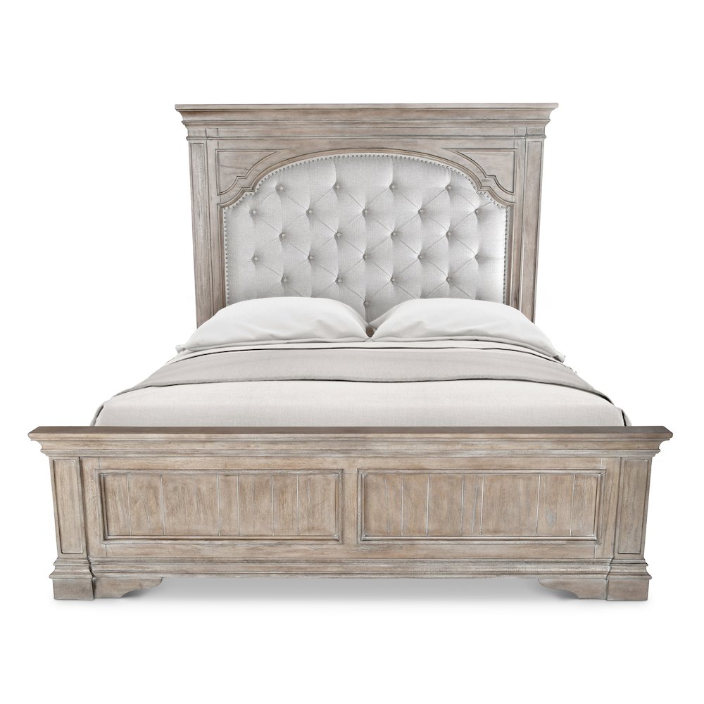 Highland Park King Bed - Driftwood