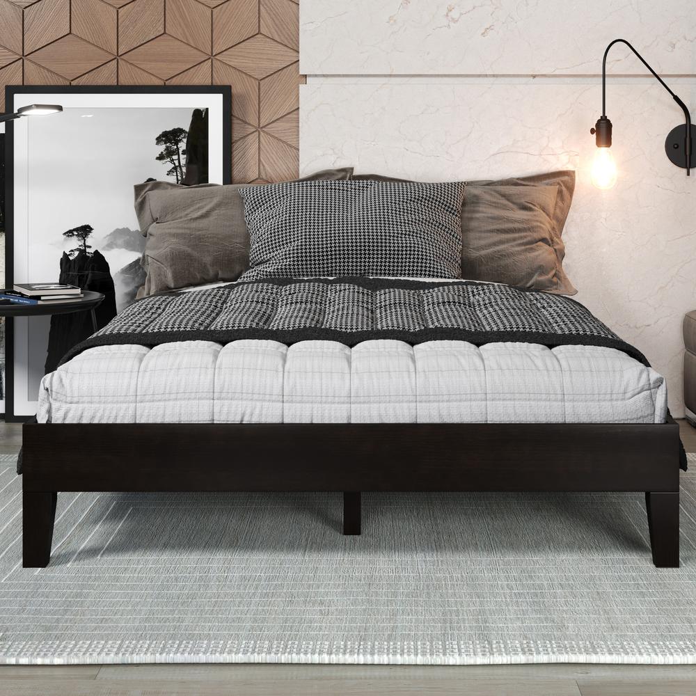 Nix Full Platform Bed Black