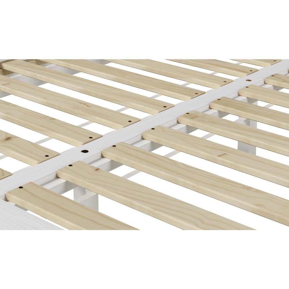 Nix Full Platform Bed White