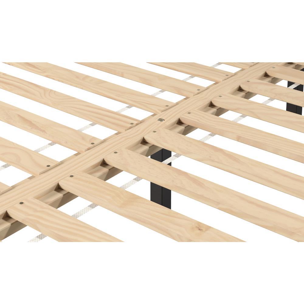 Nix King Platform Bed Black