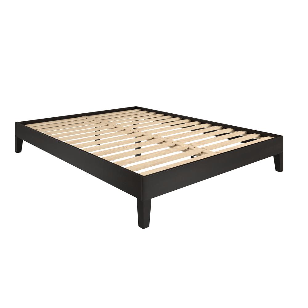 Nix Queen Platform Bed Black