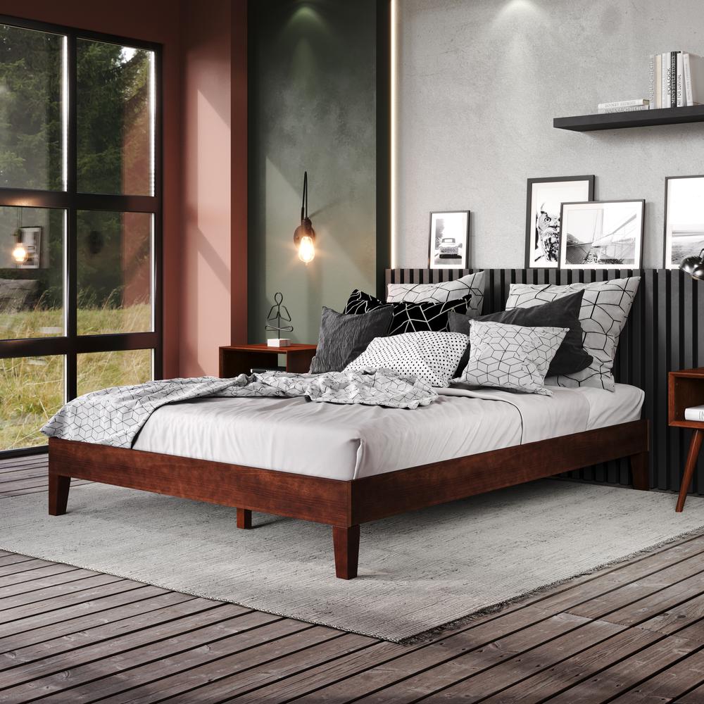 Nix Queen Platform Bed Natural