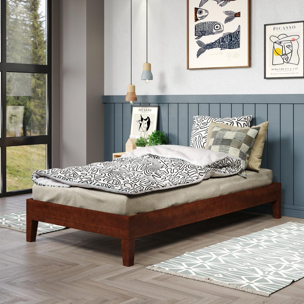 Nix Twin Platform Bed Natural