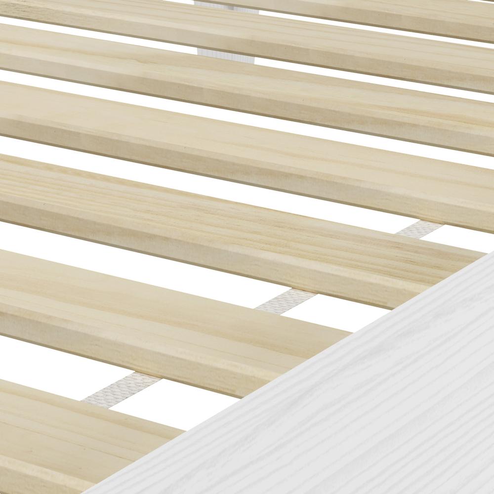 Nix Twin Platform Bed White