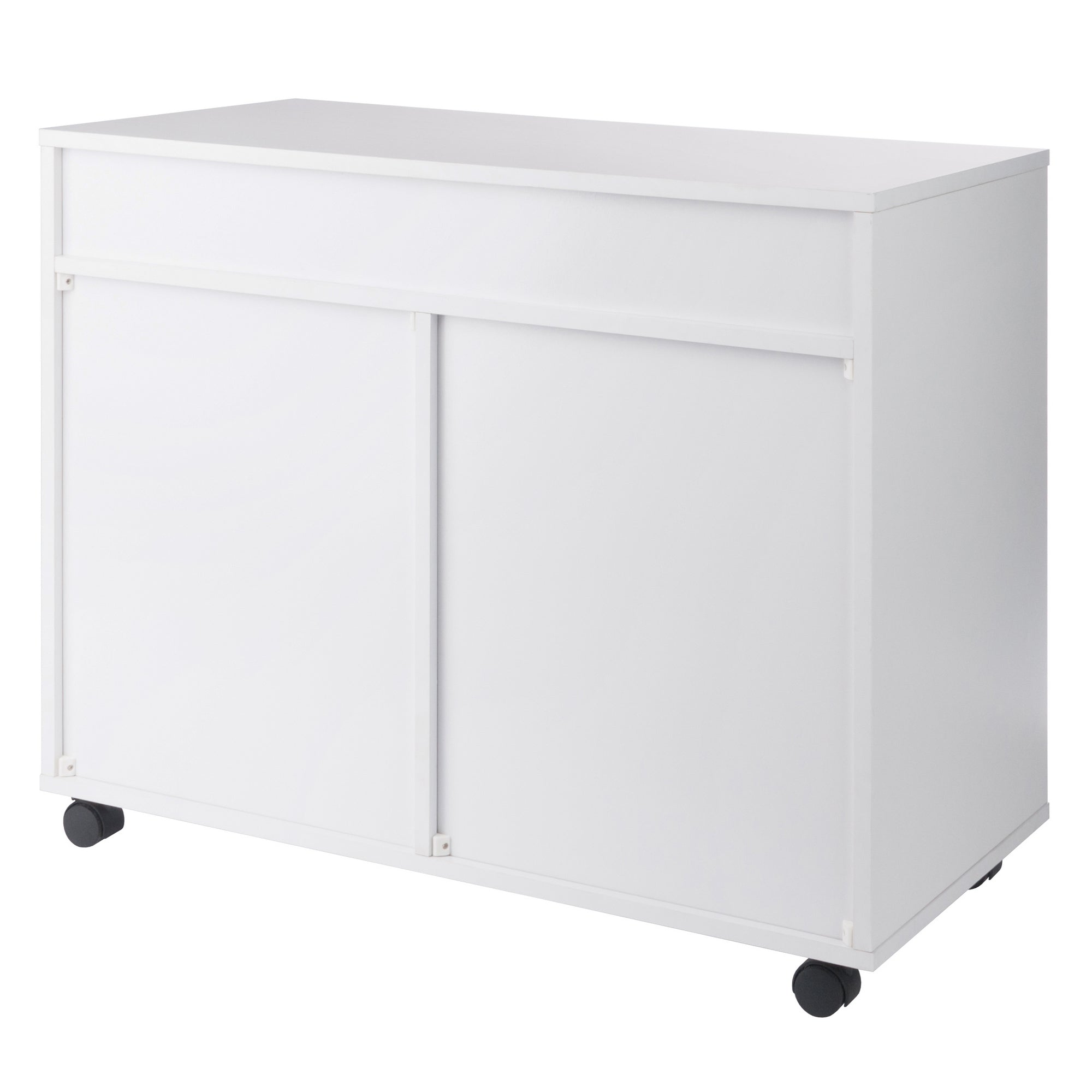 Halifax 5-Drawer Mulit-Storage Mobile Cabinet, White