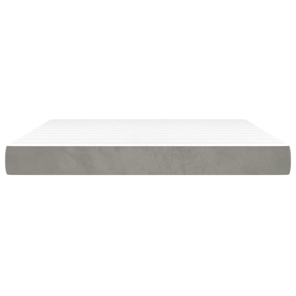 Tony EverRest California King Light Gray Fabric Mattress – Pocket Spring Comfort Support