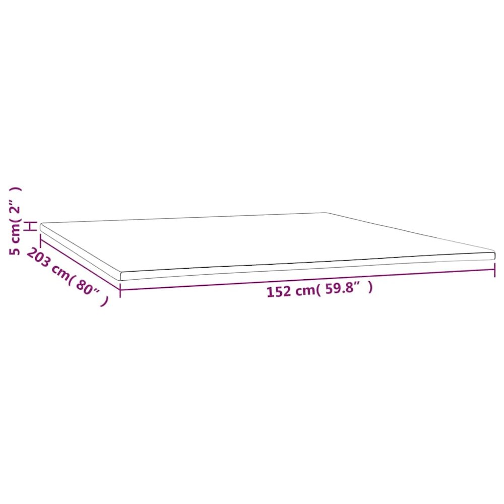 Sojourn CloudRest 2-Inch Queen White Mattress Topper – Soft Foam Support Layer
