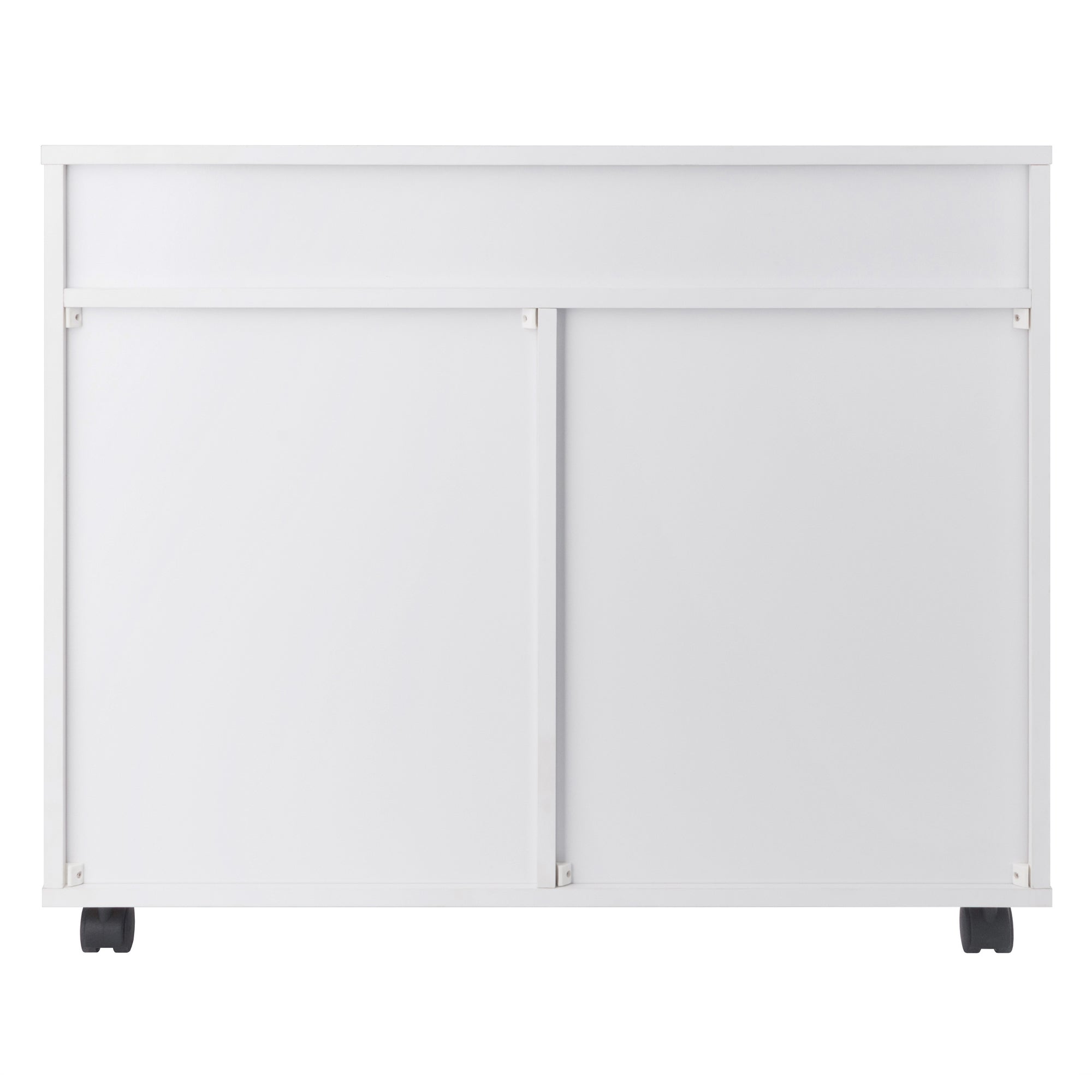 Halifax 5-Drawer Mulit-Storage Mobile Cabinet, White