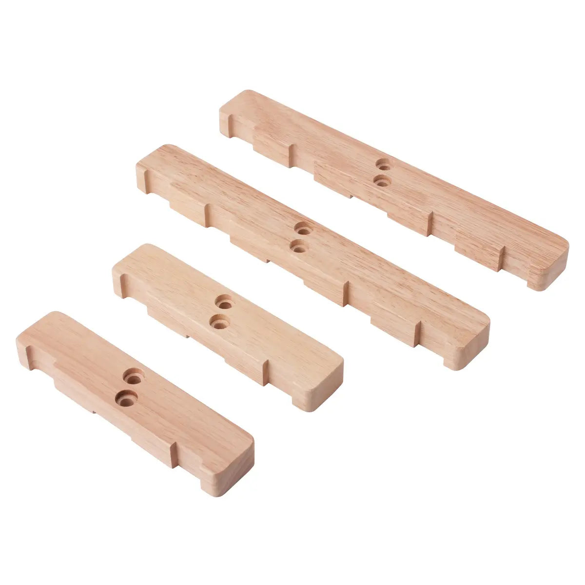 Riley Snack Table Rack, Natural Finish