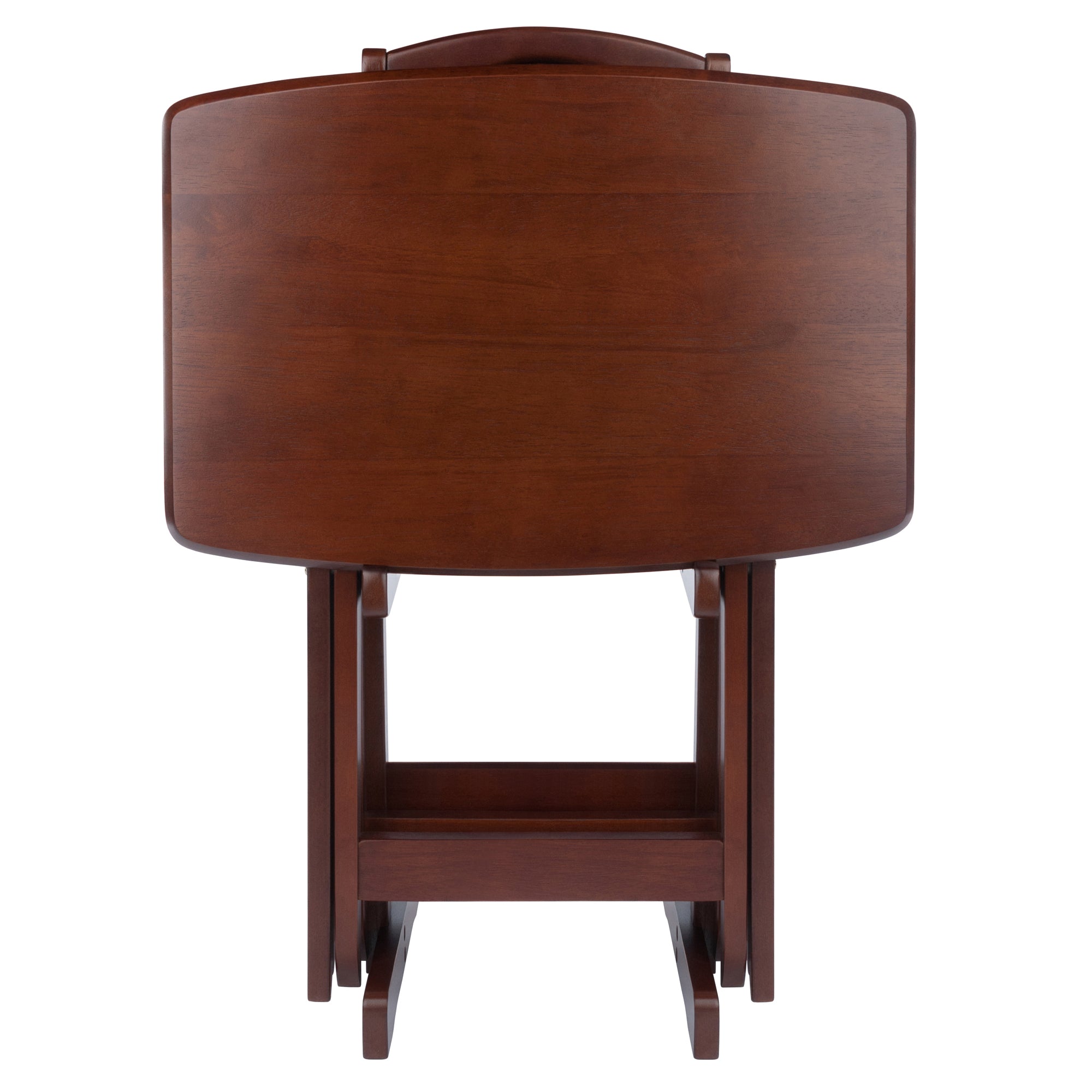 Dylan 5-Pc Oversized Snack Table Set, Walnut