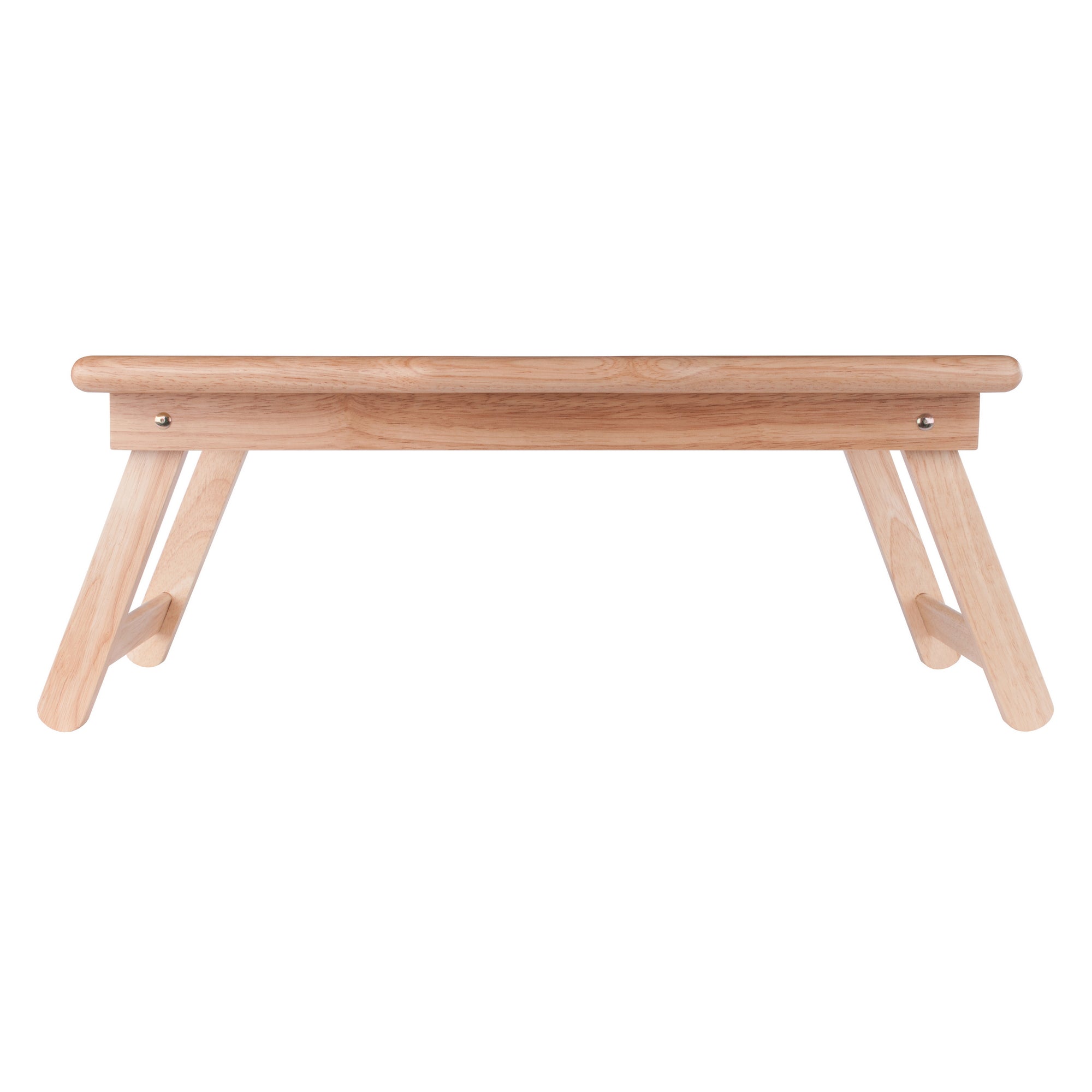 Arlo Breakfast Tray with Flip Top, Natural and White
