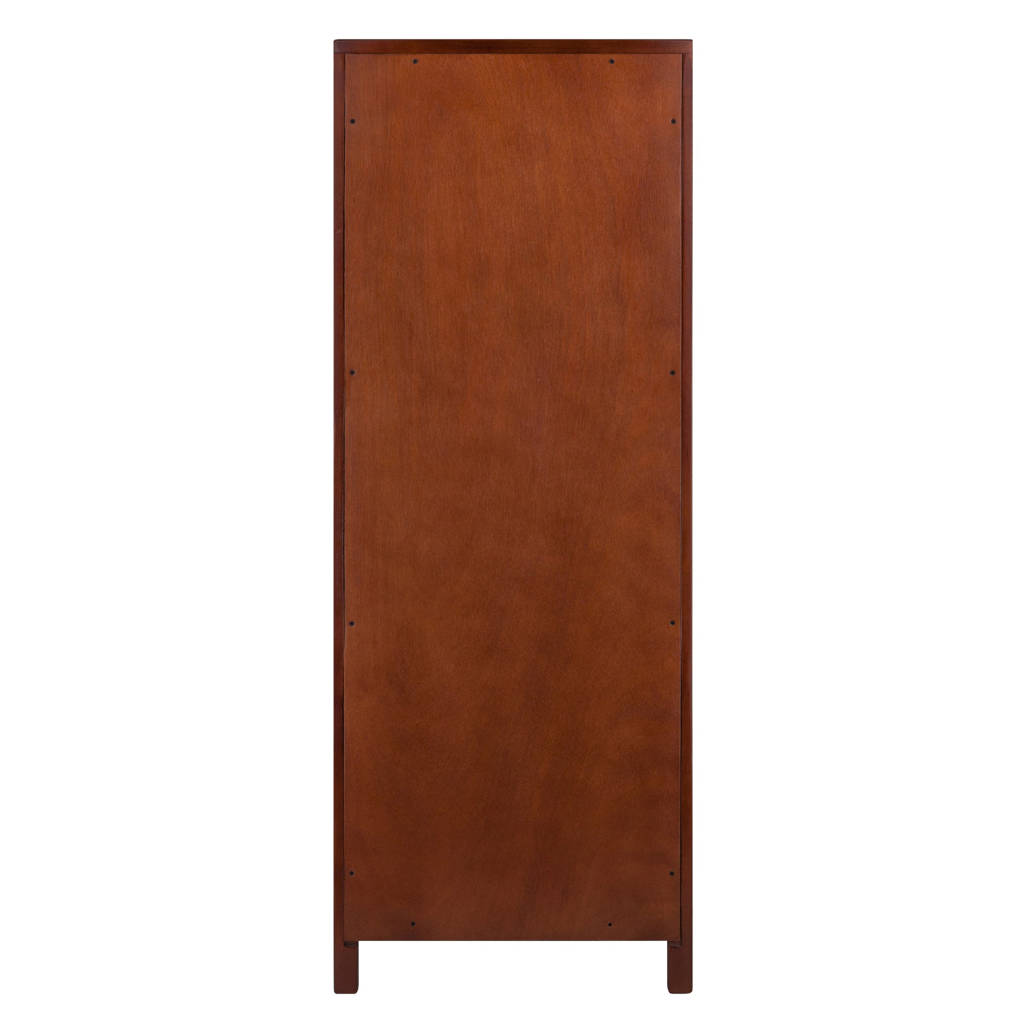 Brooke Jelly 2-Section Cupboard, Open Shelf Cabinet, Walnut