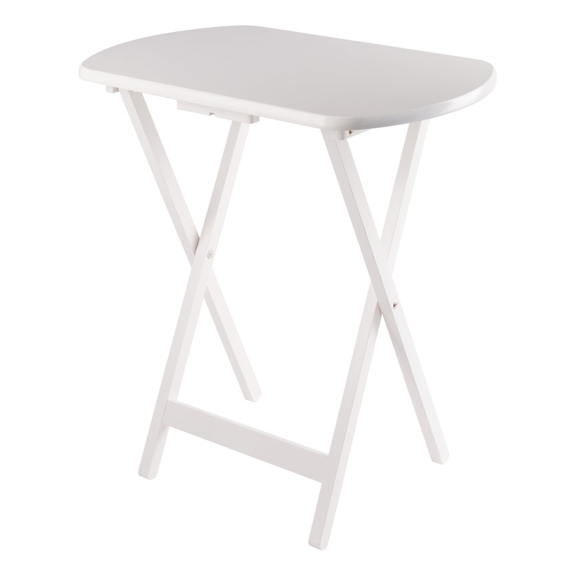 Corbett 2-Pc Oversized Snack Tables, White