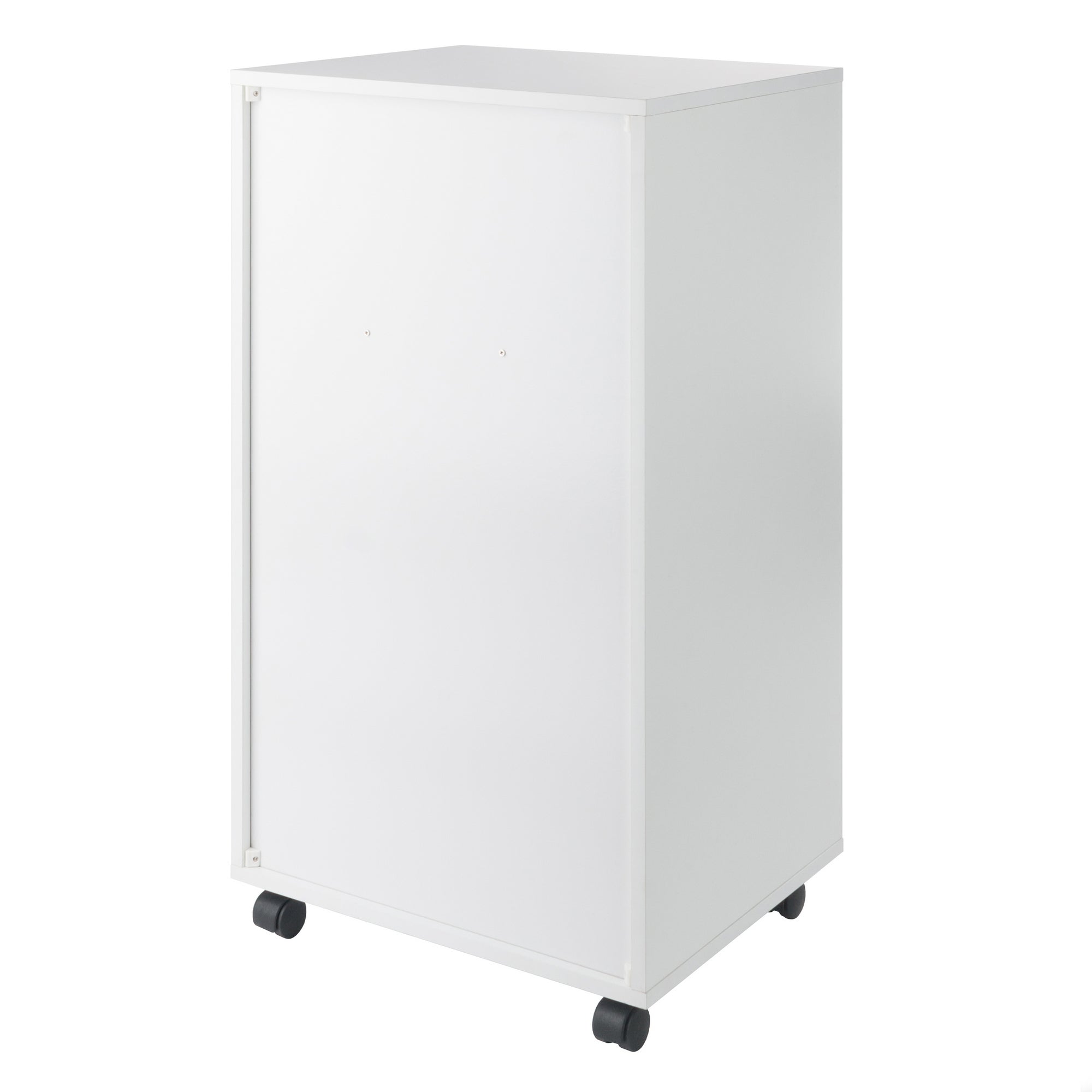 Halifax Bins & Drawers Multi-Storage Tall Mobile Cabinet, White