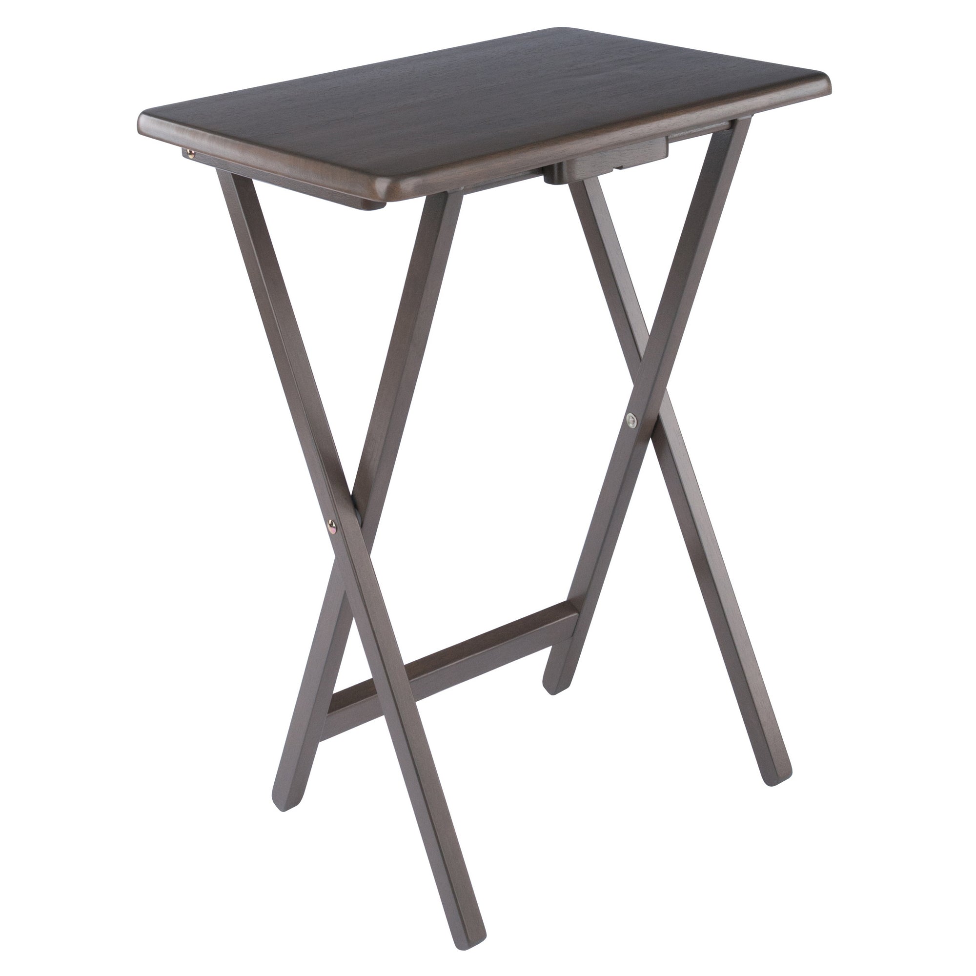 Alex 2-Pc Snack Tables, Oyster Gray